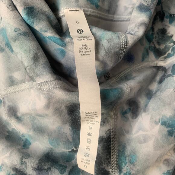 Lululemon Unlimit High Rise Leggings Kaleidofloral Multi Nulu 25" Size 6 - Picture 7 of 15